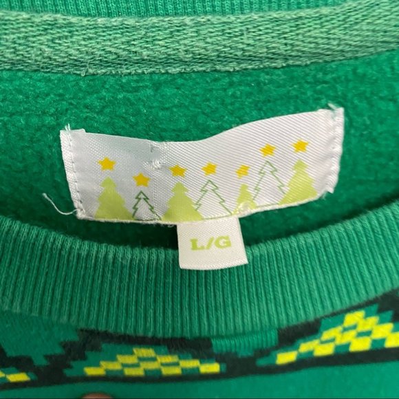 Green Ugly Christmas Sweater Size Large - Picture 9 of 16